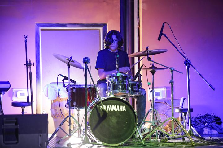 Banda Arcángel en escena
